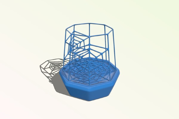 Spiderweb Lantern for Halloween | 3d print model