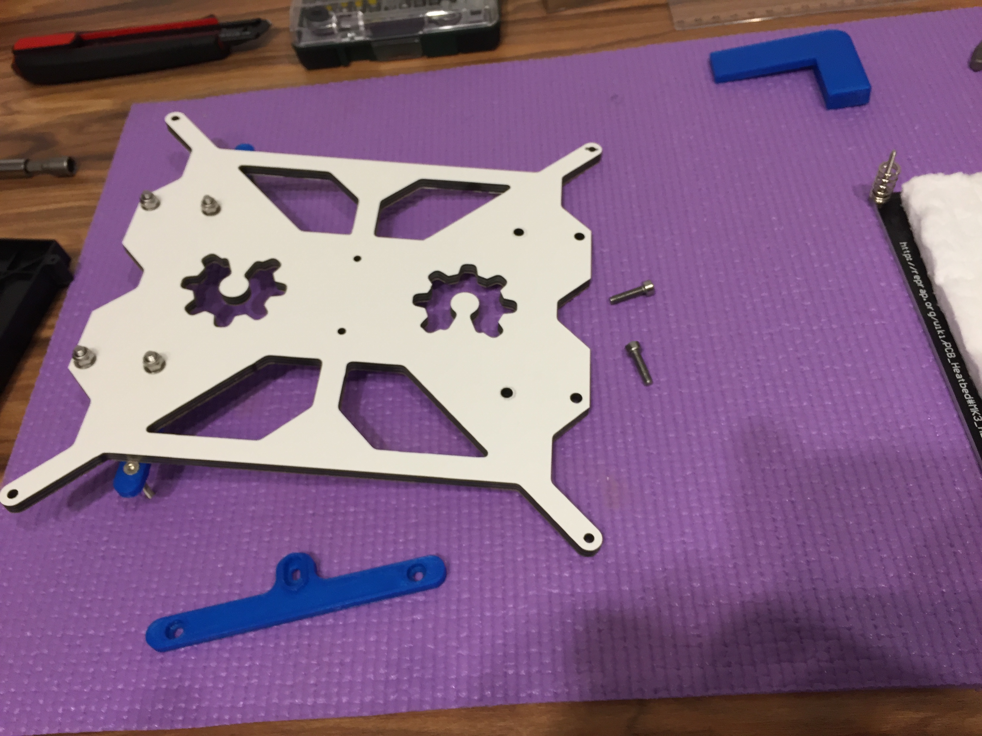 DaVinci 1.0 MK3 Aluminium Heatbed modification
