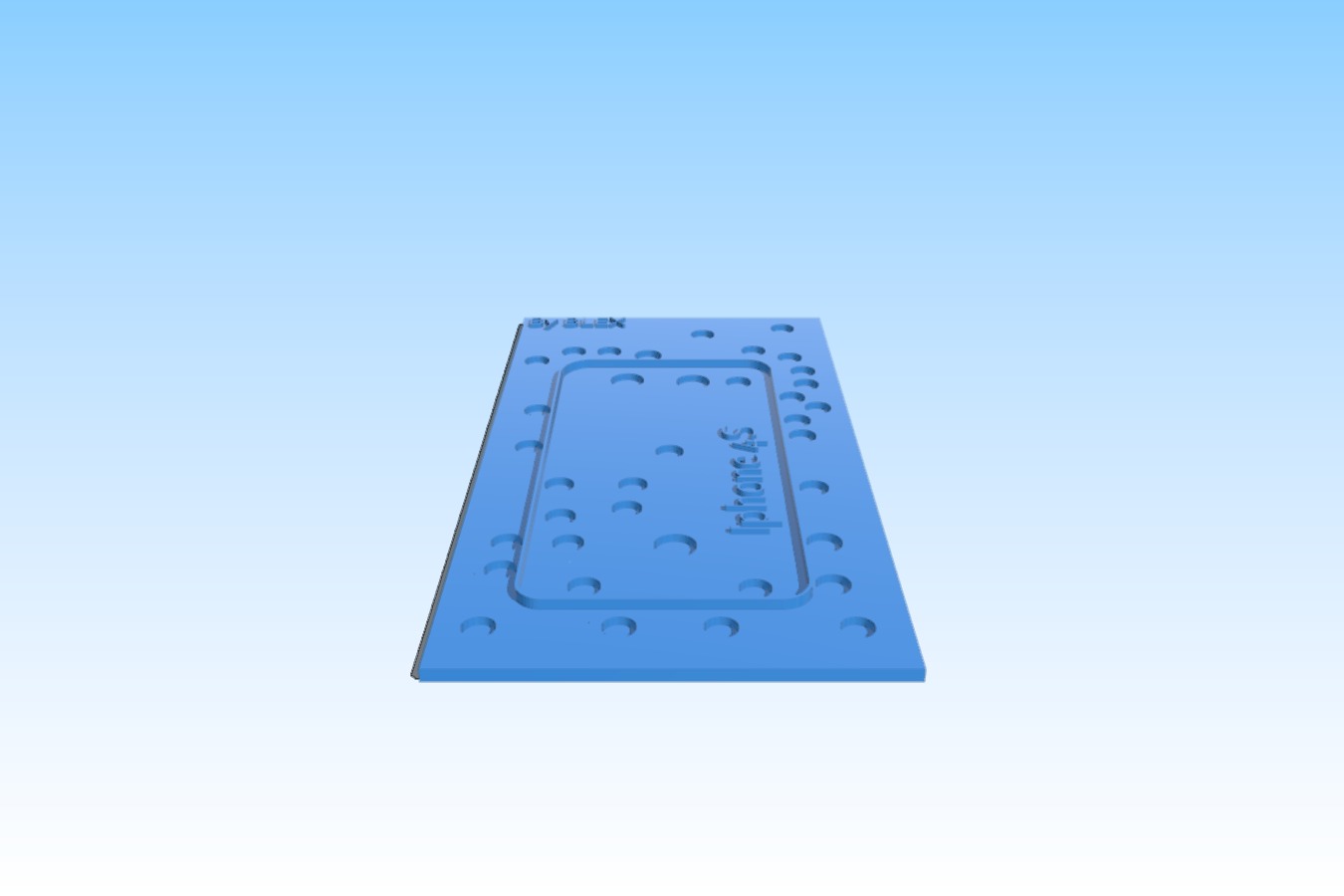 Iphone 4S Screw disassembler Template, sortier you Screw to repair you iphone