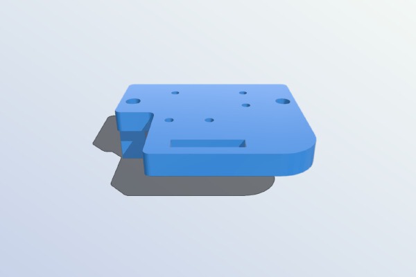 Mostly Printed CNC X And Y Endstop Plate | 3d print model