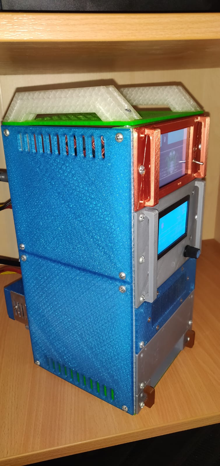 Modified 6" Rack Enclosure, PSU 24V Power, Cooling for PSU, RJ45 Ethernet for Ramps