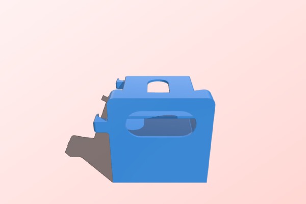 Poop Bag Hopper With Key Holder | 3d print model