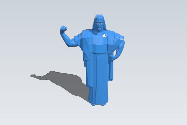 Beefy Cristo Redentor | 3d print model