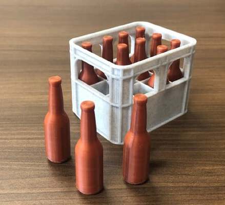 Bottles for Beer Crate battery holder AA_AAA_9V_18650 | 3d print model