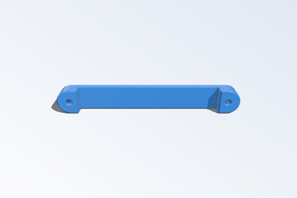 Battery Tie Down - Choo Choo MF'er | 3d print model