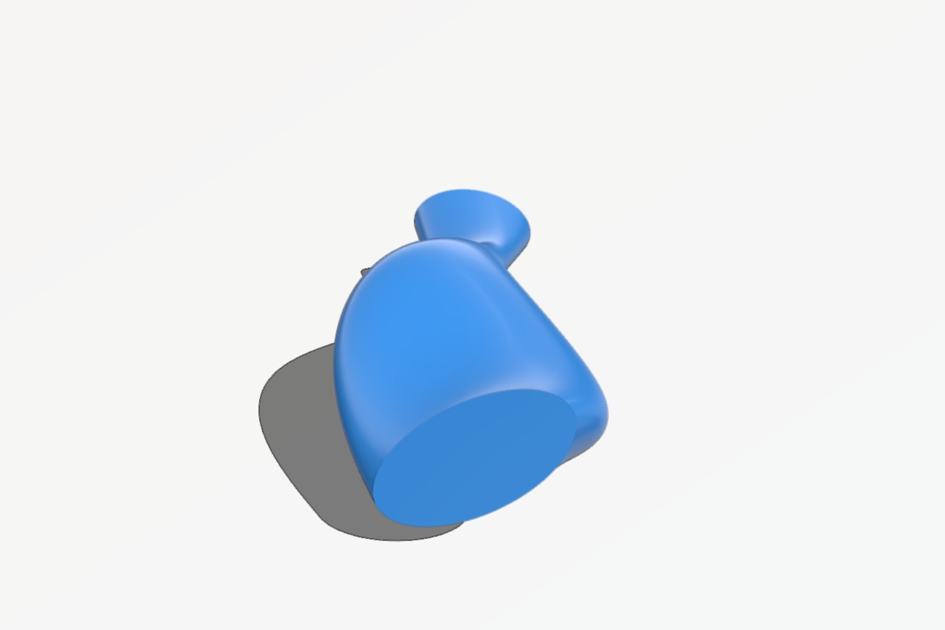 Elliptical vase