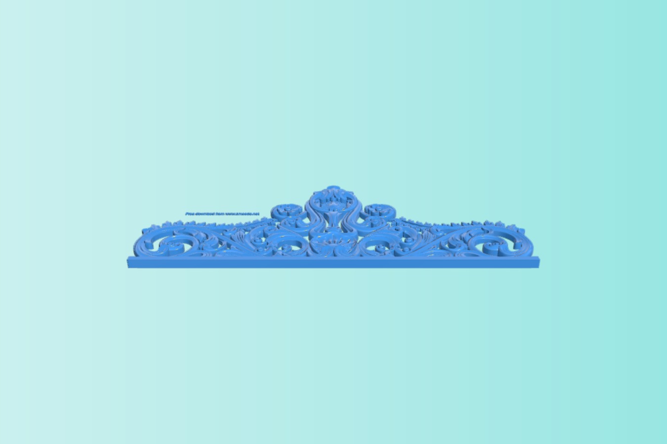 Pattern of the bed frame