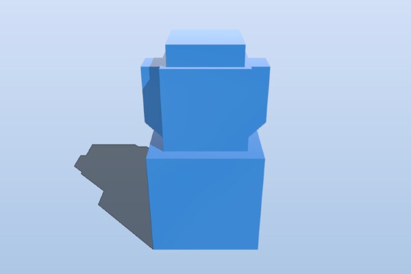 Blockhead Blank 1 | 3d print model