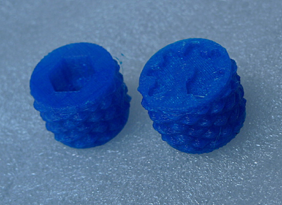 Open Hardware Knurled Knob for M6 Nut | 3d print model