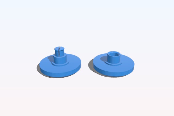 R188 bearing caps | 3d print model