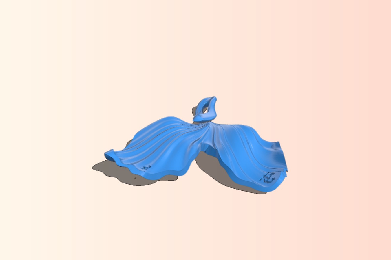 Pendant leaf ginkgo  *.stl