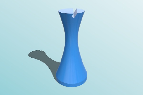 Minimalist chess set – bishop | 3d print model