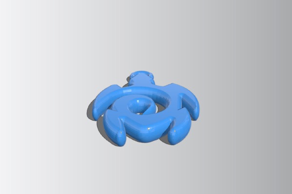 pendant turtle | 3d print model