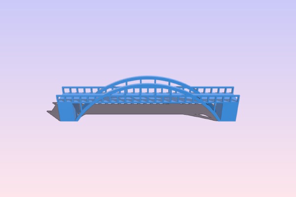 Pont en béton 3 | 3d print model