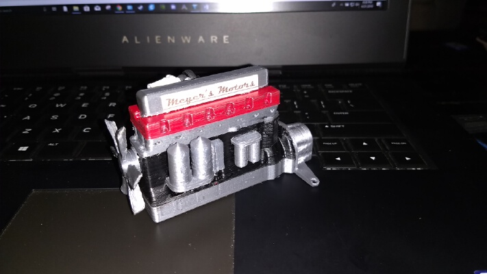 1_10 Turbo Diesel Inline 6 | 3d print model