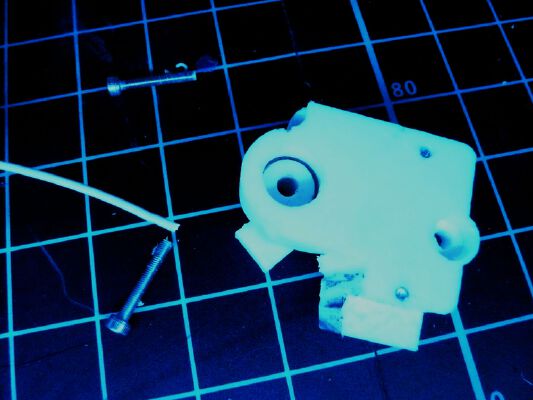 simplifyed modular Zero Gravity Extruder with Titan or Dual Drive (or any Nema17 mounted-extruder drive)  Remote Direkt Geared Double Drive | 3d print model