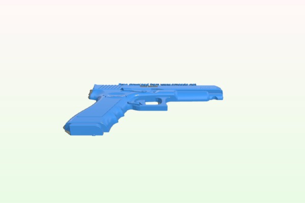 Glock 17 pistol | 3d print model