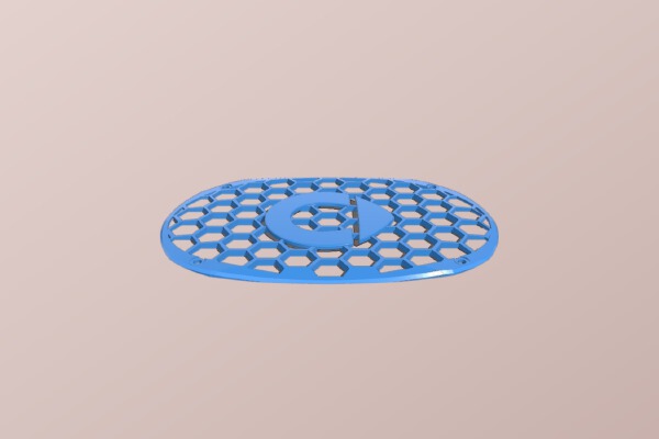 CAR SPEAKER cover logo Smart | 3d print model