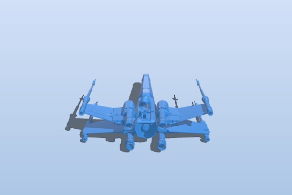 X-wing ornament | 3d print model