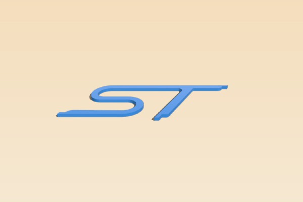 Logo ST | 3d print model