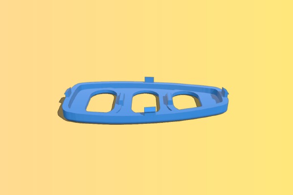 Ford Keyring Button Protector | 3d print model