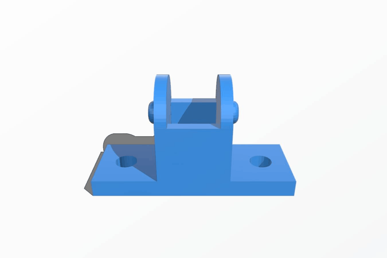 Cablechain end mount