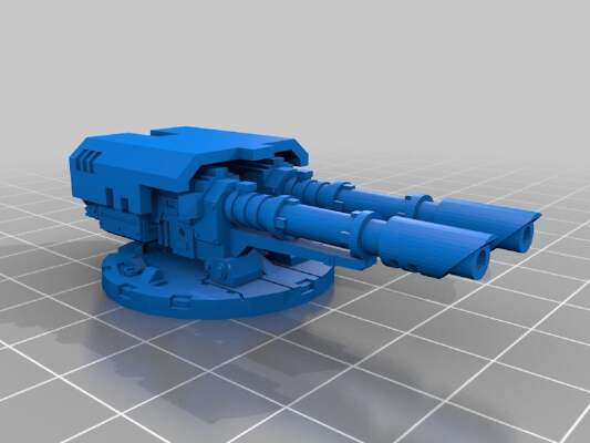 Twin linked Laser Cannon kit | 3d print model