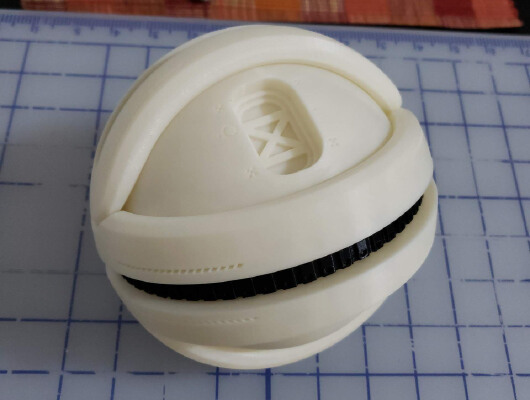 Timeless Mothership with spinning ring | 3d print model