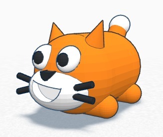 Scratch Cat Tsum Tsum | 3d print model