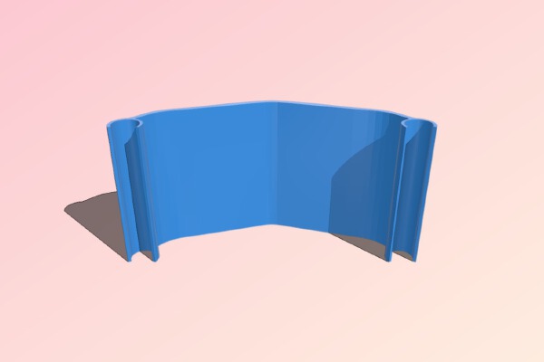 Shapeoko 2 X Axis Drag Chain Slider | 3d print model