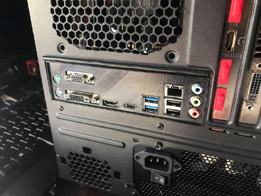 ASUS Z170-M IO Shield | 3d print model