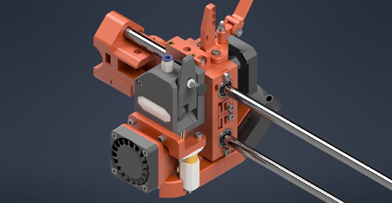 HyperCube Evolution Ultimate Direct Drive Upgrade (BLTouch + BMG extruder) | 3d print model