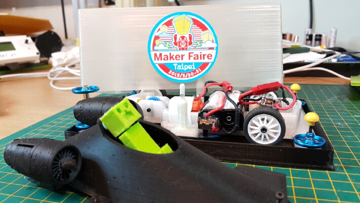 Fab mini 4WD (Tamiya mini 4WD) | 3d print model