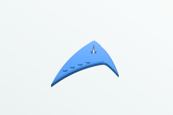 Star Trek Discovery Badge | 3d print model