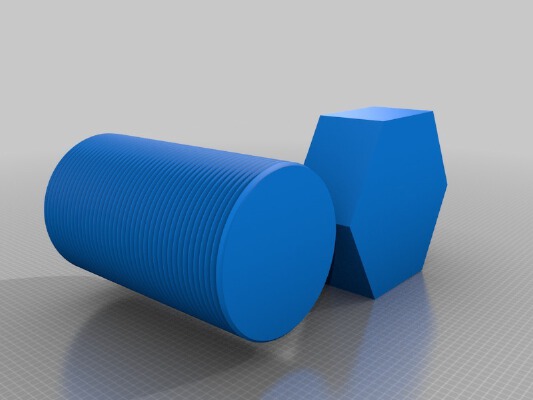 Large scale bolt container | 3d print model