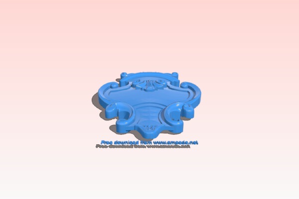 Pattern in the center | 3d print model