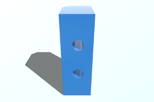 Rack rails M5 | 3d print model