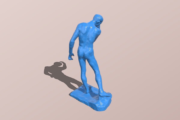 Nude study of Pierre de Wissant at The Musée Rodin, Paris | 3d print model