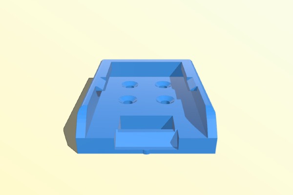 DeWalt 18v Battery Wall Holder | 3d print model
