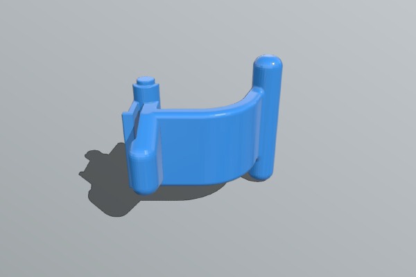Subaru Forester Center Console Latch (SG, 2nd Gen, 2002-2008) | 3d print model