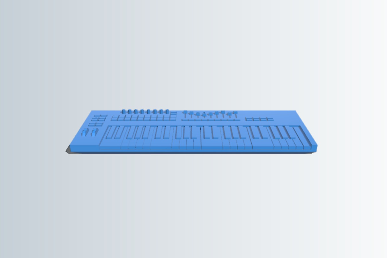 3D model of Novation Launchkey 49 MK3