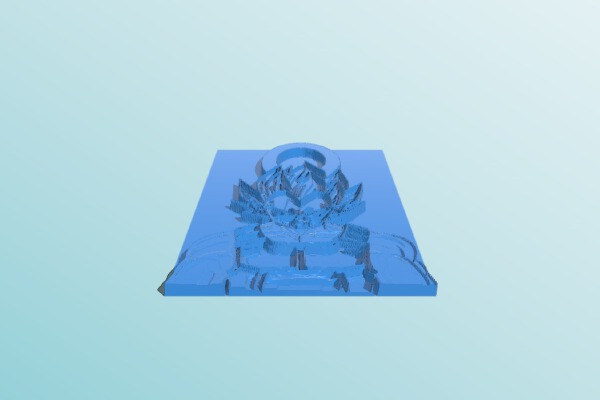Litofania vegeta 3D llavero - keychain vegeta | 3d print model