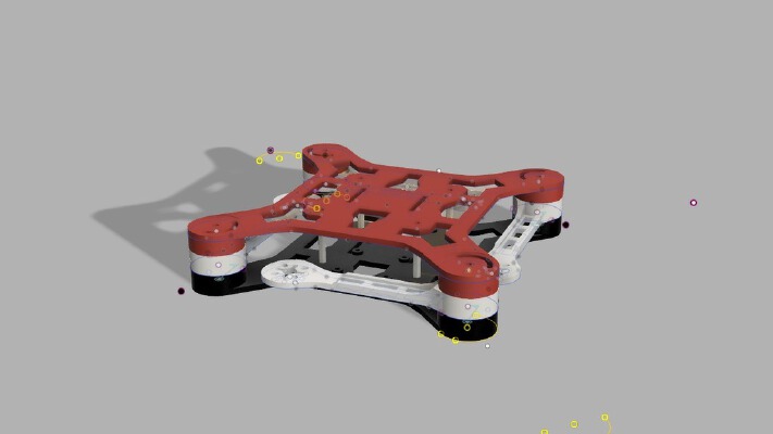 Foldable FPV Quadcopter | 3d print model