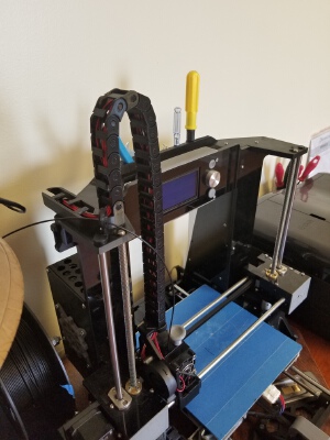 Anet A6 Top Brace with Cable Chain, Tool Holder, and Filament Guide | 3d print model