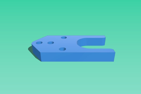 MG-Plus HotEnd Mount | 3d print model
