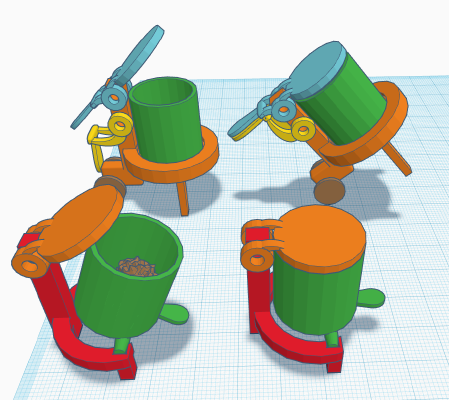 Pedal bin | 3d print model