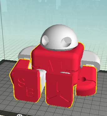 Multi-Filament Maker Faire Robot Action Figure