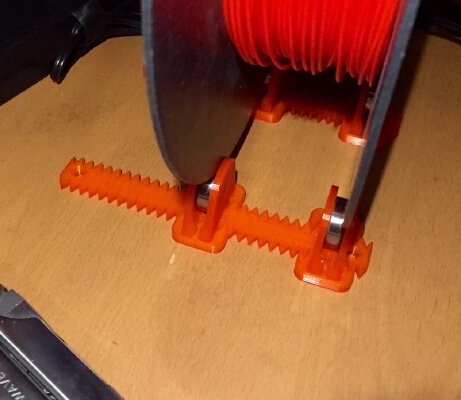 Adjustable Spool Coaster Rail System and Things | 3d print model