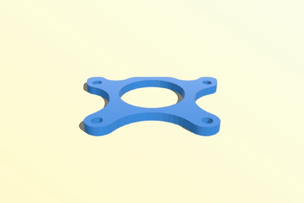 Phantom 2 spacer for H3-3D | 3d print model