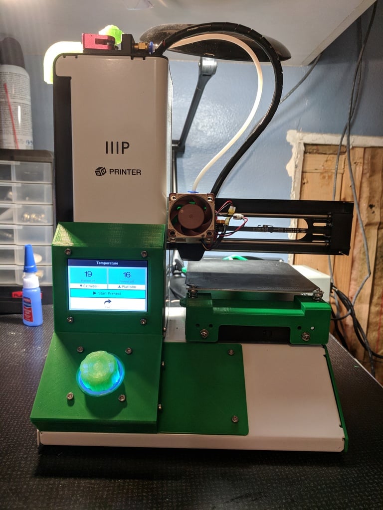 Monoprice Select Mini Control Panel Relocation